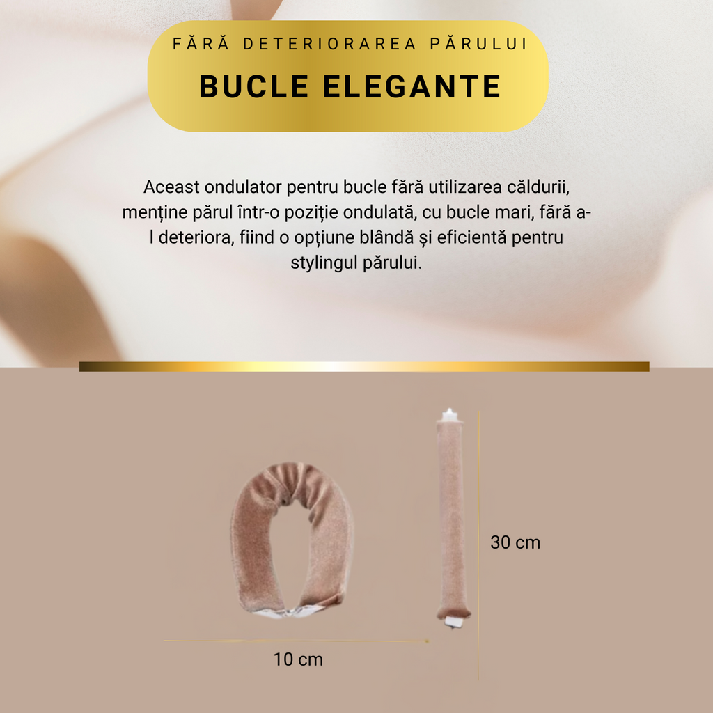 Set 3 Ondulatoare Fără Căldură – Role Catifea pentru Bucle Naturale & Voluminoase