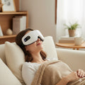 Mască Masaj Ocular cu Grafen & Bluetooth | Pliabilă, 4 Trepte, Timer
