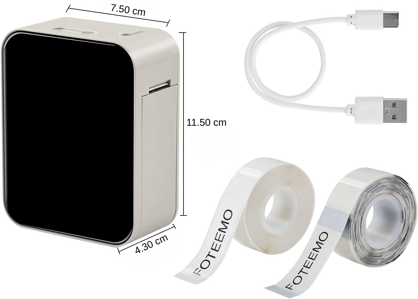 Imprimantă Termică Portabilă Mini P15 Marklife – Bluetooth, Fără Cerneală