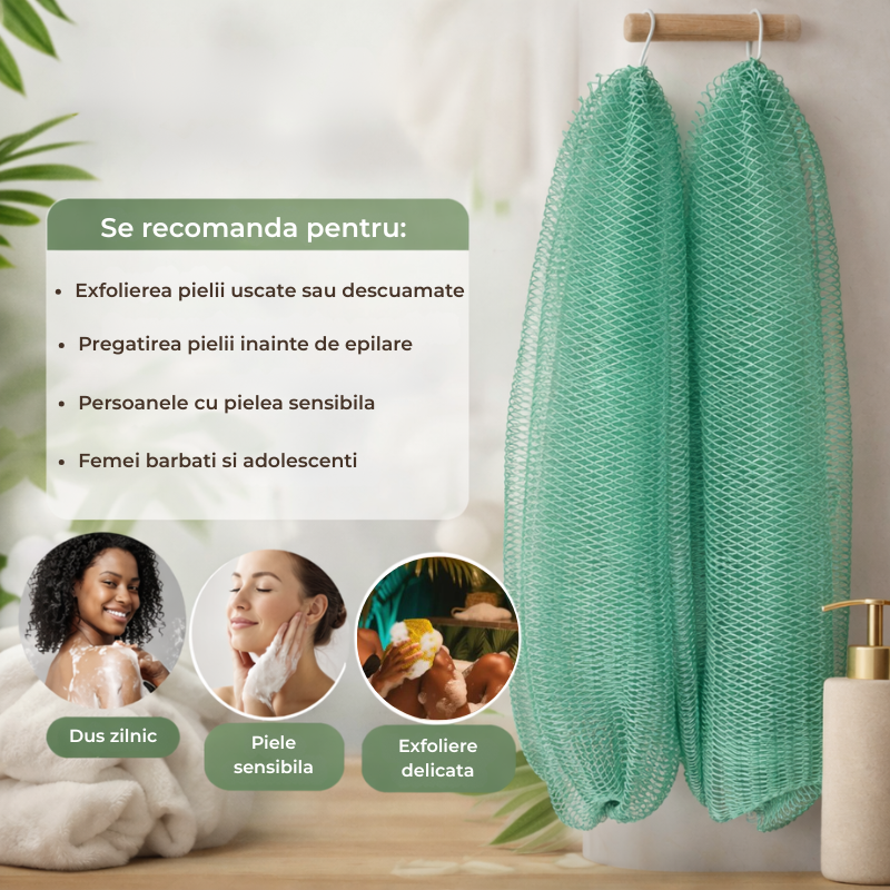 Burete Exfoliant African Net Sponge – Nylon Premium