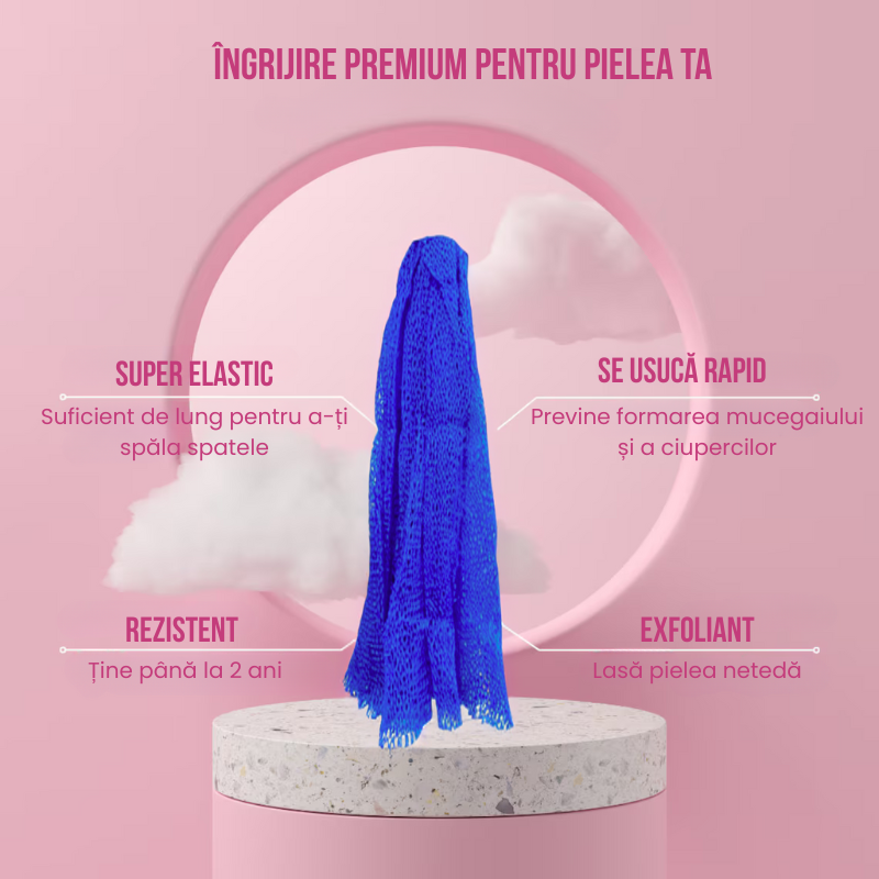 Burete Exfoliant African Net Sponge – Nylon Premium