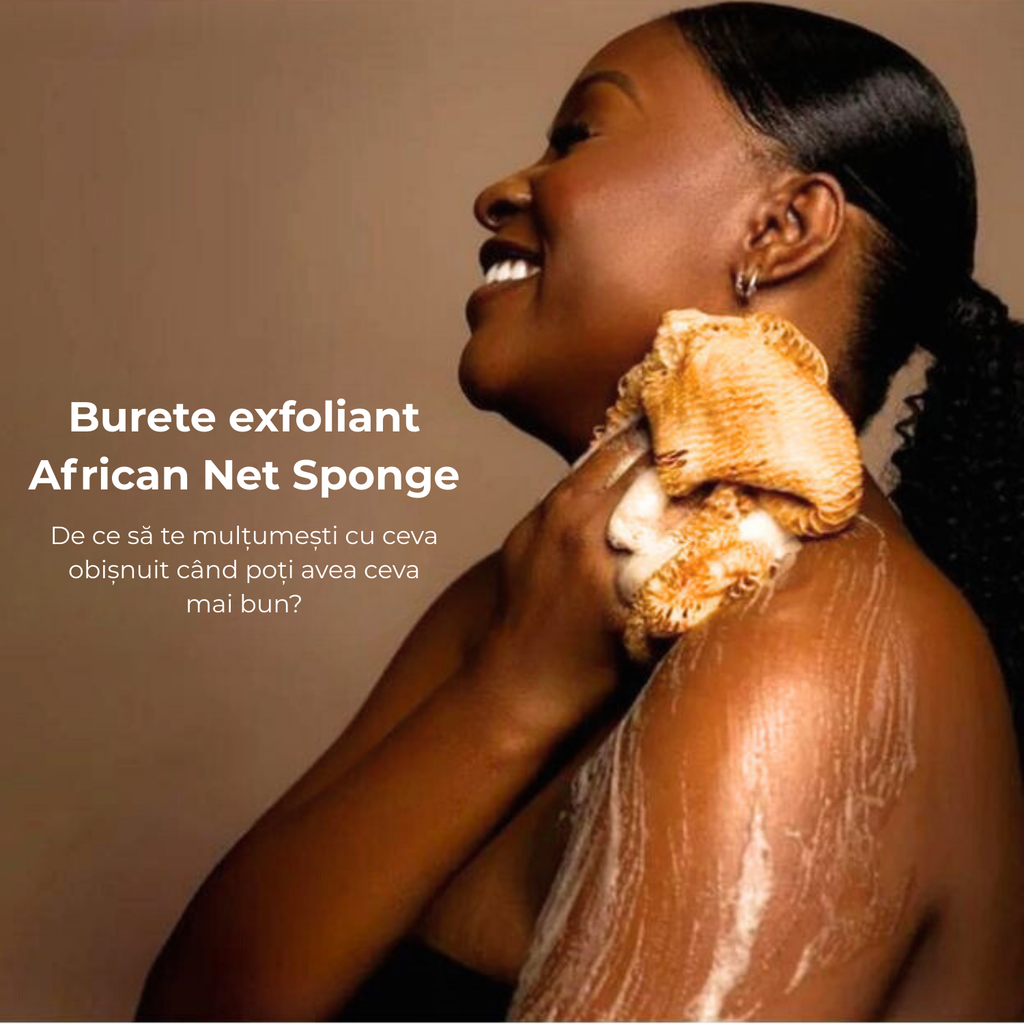 Burete Exfoliant African Net Sponge – Nylon Premium