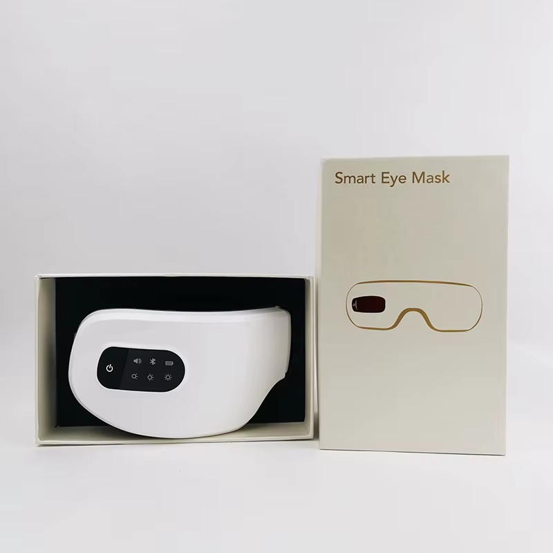 Mască Masaj Ocular cu Grafen & Bluetooth | Pliabilă, 4 Trepte, Timer